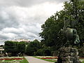 1807 - Salzburg - Mirabellgarten and Festung Hohensalzburg.JPG